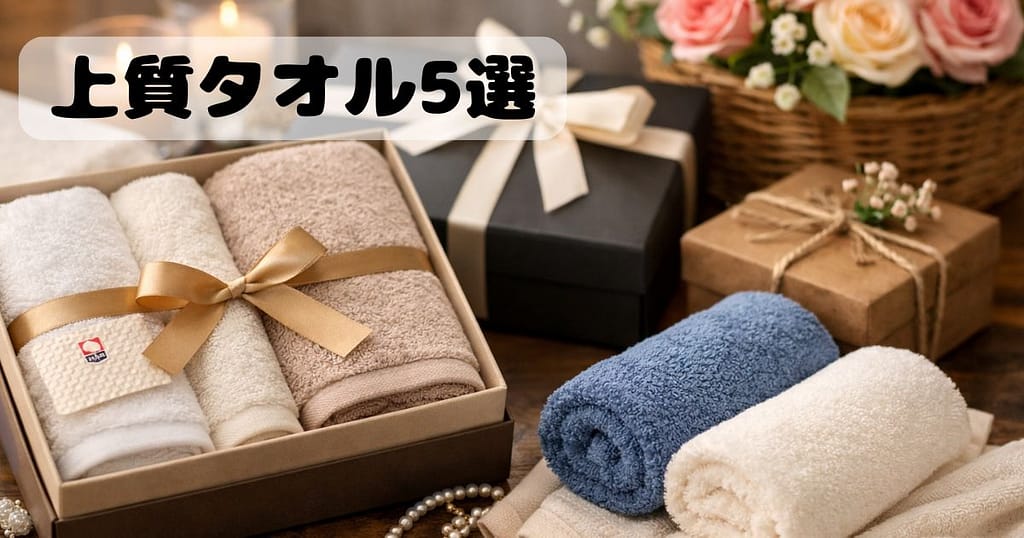 親へのプレゼントにおすすめの高級タオルギフト