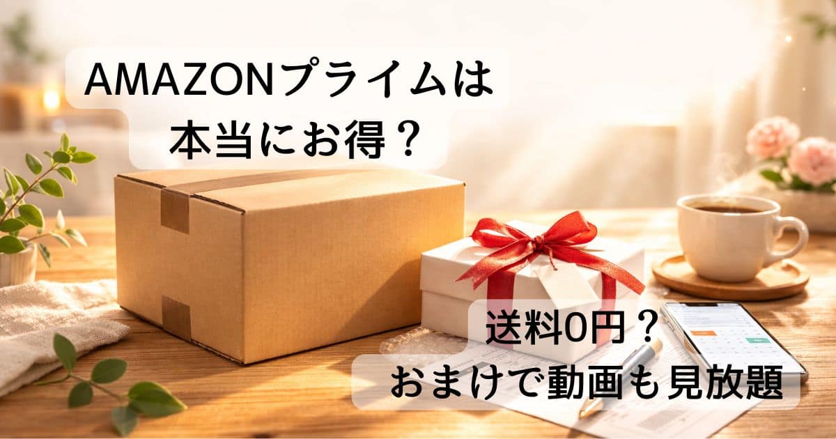 Amazonプライムの送料0円特典と配送メリットを解説するアイキャッチ画像
