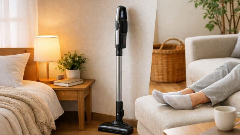 軽量コードレス掃除機のある暮らしイメージ
